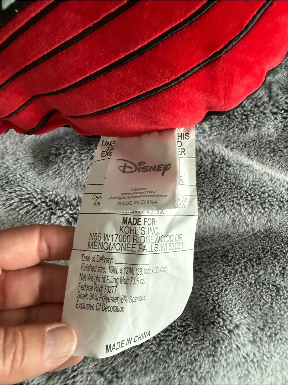 Disney Halloween Plush Nightmare Before Christmas 